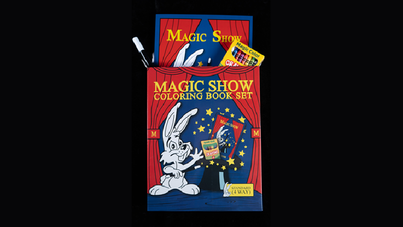 MAGIC SHOW Coloring Book DELUXE SET (4 way) by Murphy's Magic