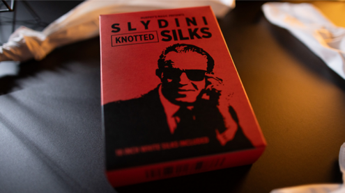 Slydini's Knotted Silks (White / 18 Inch)  by Slydini & Murphy's Magic - I Foulard di Slydini