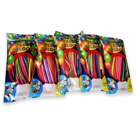 Palloncini Modellabili Multicolore - Sacchetto da 100 pz colori assortiti