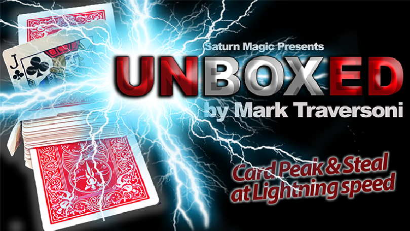 Unboxed Red  (Gimmicks and Online Instructions) by Mark Traversoni - Trick