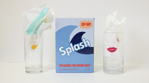 Splash (con fazzoletti) il trucco della lavanderia lavatrice magica