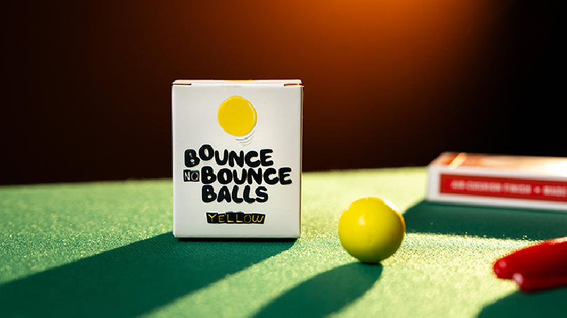 Bounce no Bounce Balls YELLOW by Murphy's Magic - palla pazza