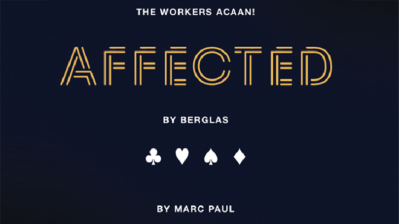 Affected by Berglas (Gimmick and online instructions) by Marc Paul & Kaymar Magic