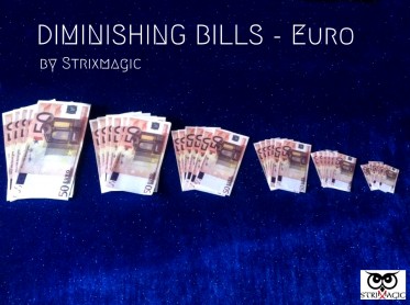DIMINISHING EURO BILL by Strixmagic