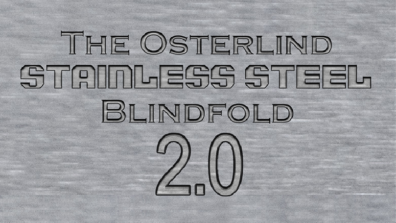 Stainless Steel Blindfold 2.0 by Richard Osterlind