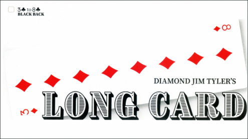 Long Card (Black) by Diamond Jim Tyler