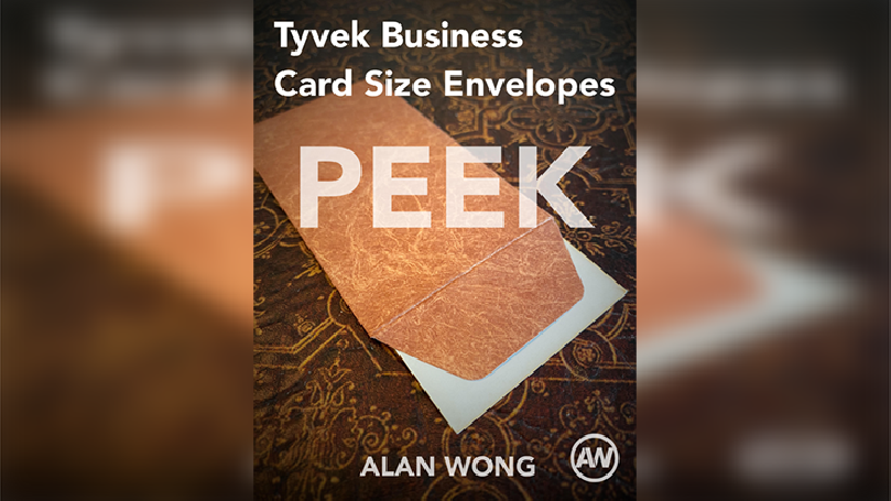 Tyvek Business Card Size Peek Envelopes (10 pk.) by Alan Wong