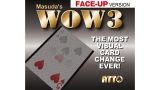 WOW 3 Face-Up (Gimmick and Online Instructions) by Katsuya Masuda