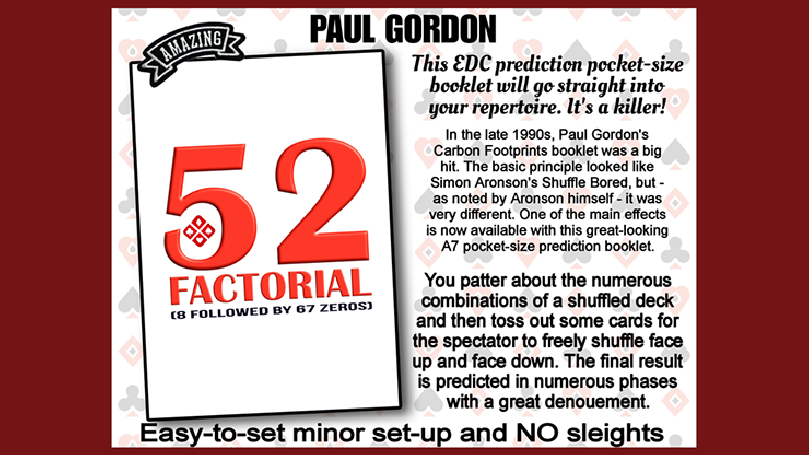 52 Factorial by Paul Gordon