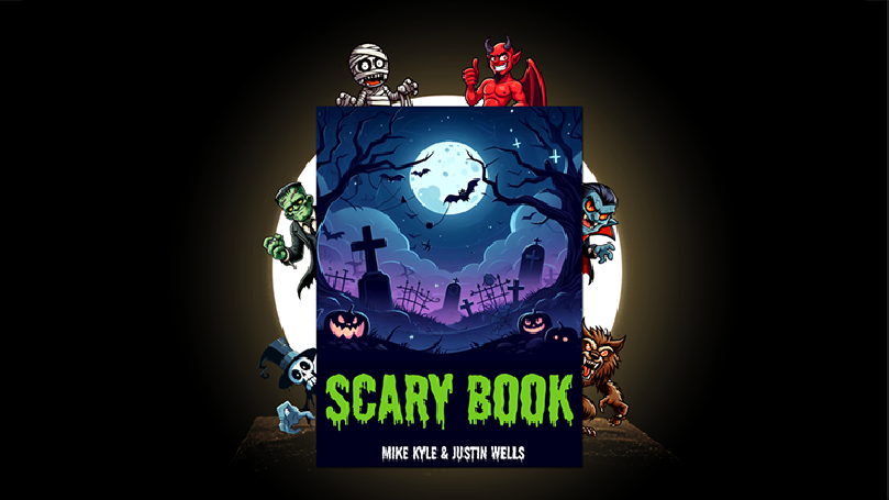 Scary Book by Gustavo Sereno and Gee Magic - libro che si colora Halloween