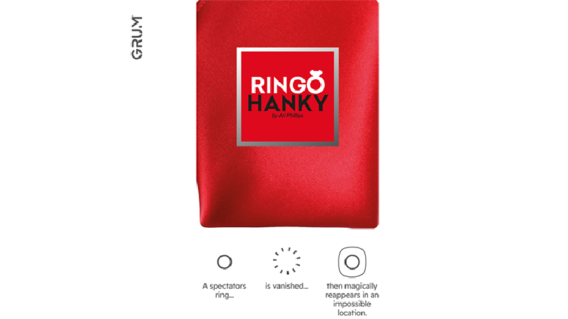 Ringo Hanky (Extra Hanky for BABU) by GRUM® - Fazzoletto sparizione anello