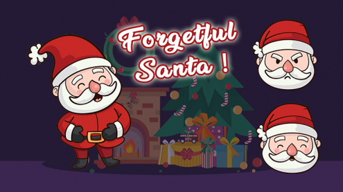 FORGETFUL SANTA (PROFESSIONAL MODEL) by Magie Climax - babbo natale perde la testa