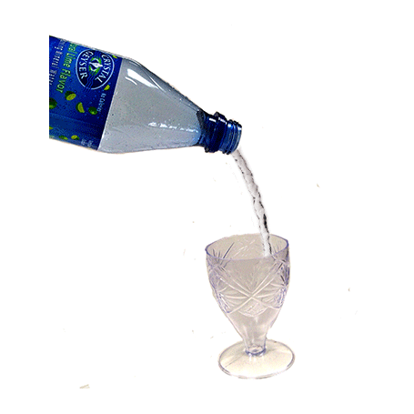 Bicchiere sospeso - AirBorne per bottiglia by Strixmagic - Trick