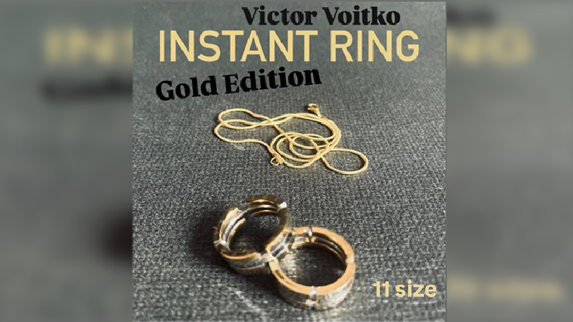 Instant Ring (silver/gold, Size 11) by Viktor Voitko