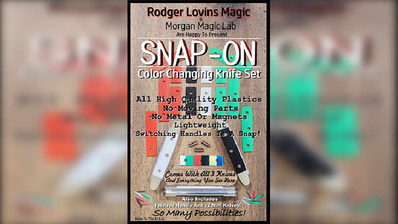SNAP-ON Color Changing Knife Set by Rodger Lovins