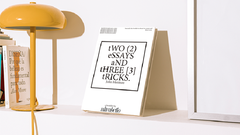 tWO (2) eSSAYS aND tHREE [3] tRICKS. by Julio Montoro (English)