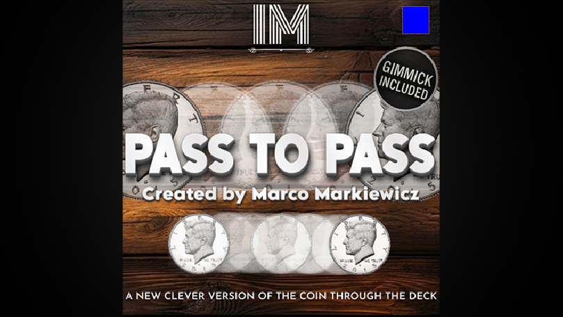 Pass To Pass (Blue) by Marco Markiewicz