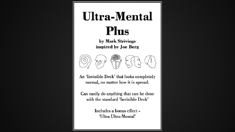 Ultra-Mental Plus by Mark Strivings (Blue)