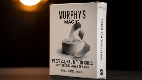 Professional Mouth Coils 60ft white (12pk) by Murphy's Magic