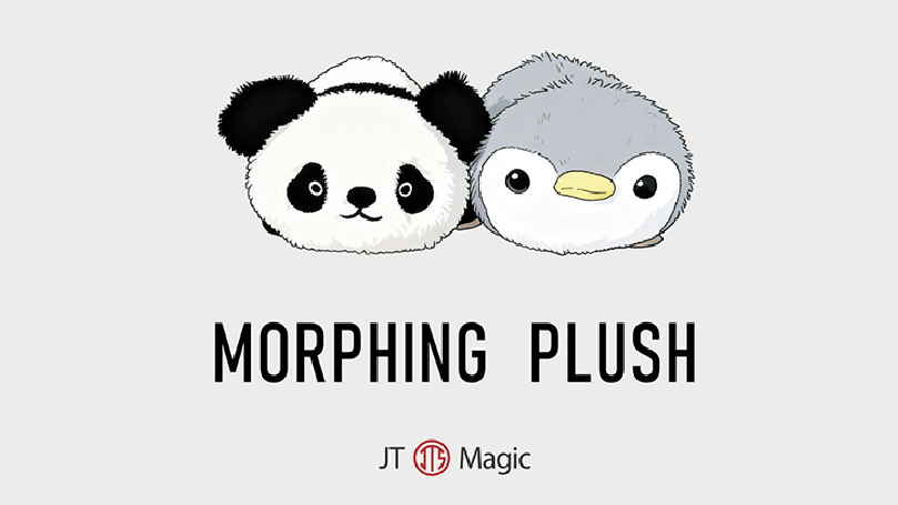 Morphing Plush (Panda to Penguin Grey) by Jackie Zhao and JT Magic