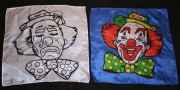Set Foulard Clown triste felice (45 x 45 ) Magic by Gosh