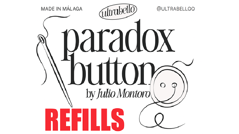Paradox Button Refill (10 buttons + 1 envelope) by Julio Montoro and Ultrabello