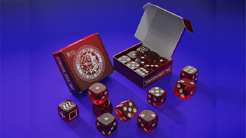 Set dadi per forzatura by IARVEL Magic (rosso trasparente)