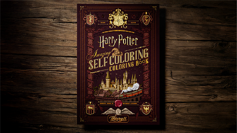 Harry Potter Self-Coloring Book by theory11