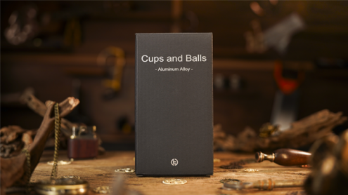 Aluminum Alloy Cups and Balls Set by TCC Magic