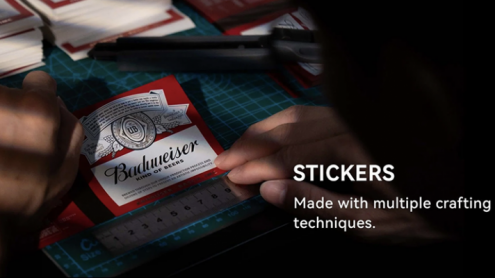 Tornado Bottle Sticker Refill (20 etichette) by Red Tsai and Aaron Hsing