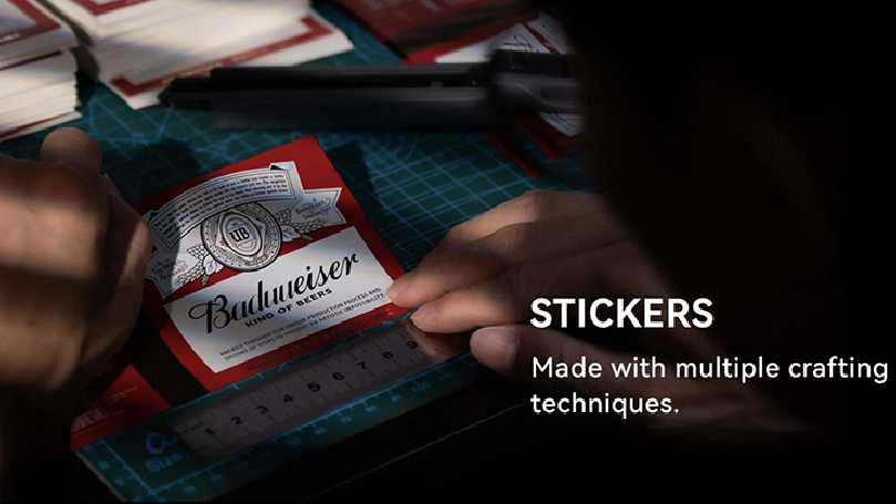 Tornado Bottle Sticker Refill (20 etichette) by Red Tsai and Aaron Hsing