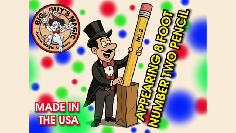 Appearing number two pencil- 8 Foot by Big Guys Magic