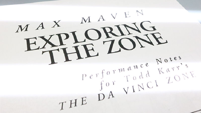 Max Maven's Exploring the Zone and The Da Vinci Zone