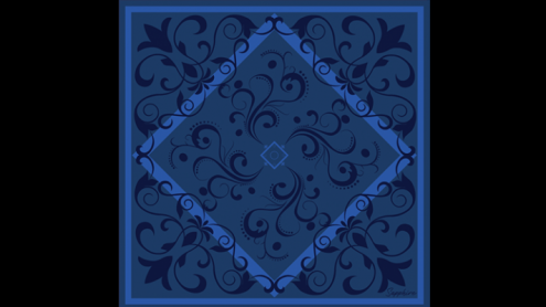 Devil's Bandana V.3 - Precious Stones Collection by Lee Alex (Sapphire Blue)