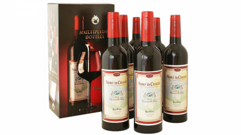 Multiplying Wine Bottles - 6 Professional by Vincenzo Di Fatta